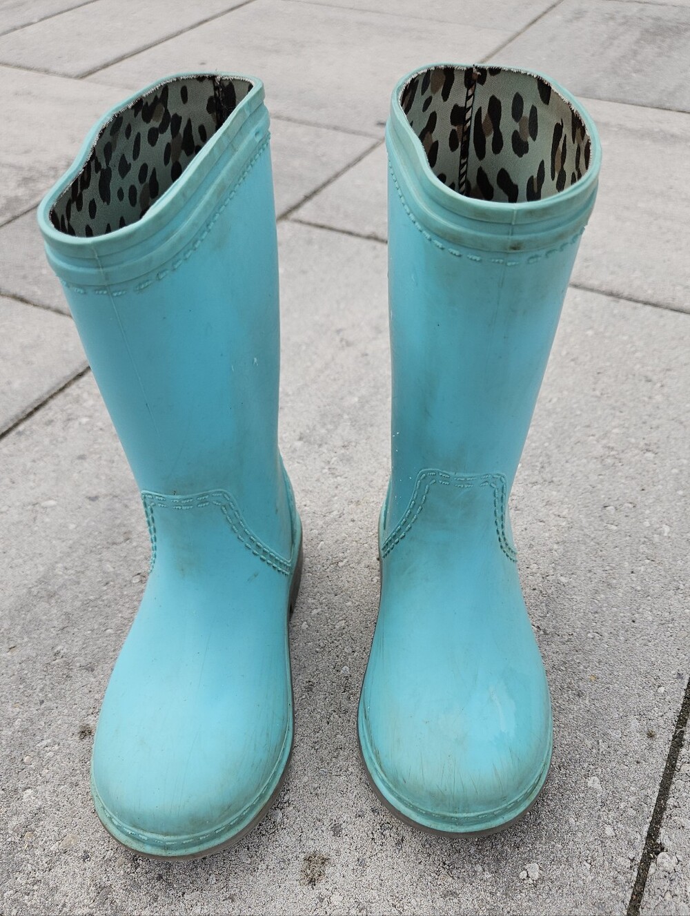 Alisa Line Kids Waterproof Rain Boots With Insulated Socks